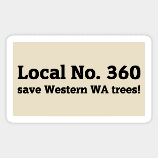 Save WA Trees! Magnet